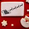 Santa's Sleigh Cookie & Craft Stencil | CM077 by Designer Stencils | Cookie Decorating Tools | Baking Stencils for Royal Icing, Airbrush, Dusting Powder | Craft Stencils for Canvas, Paper, Wood | Reusable Food Grade Stencil